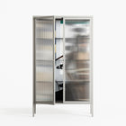 Dreaming With Open Eyes - Cabinet - Sophie Goudman-Peachey - Chalk - Reeded glass