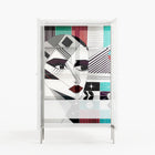 The Dessolution - Cabinet - Mathilda Kienast - Chalk - Reeded glass