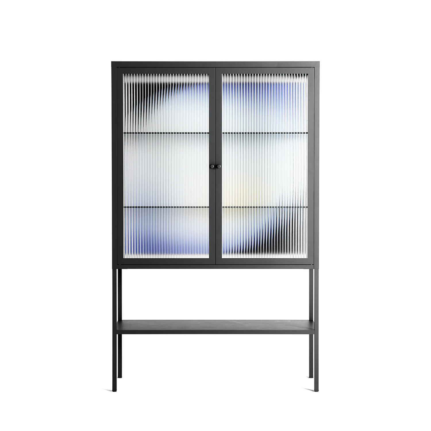 Ambient - Loft cabinet -  Alexander Khabbazi - Antracite - Reeded glass