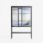 Ambient - Loft cabinet -  Alexander Khabbazi - Antracite - Reeded glass