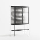 Black Waves - Loft Cabinet - Alexander Khabbazi - Antracite - Reeded glass