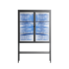 Everything is Confusing - Loft Cabinet - Alexander Khabbazi - Antracite - Reeded glass