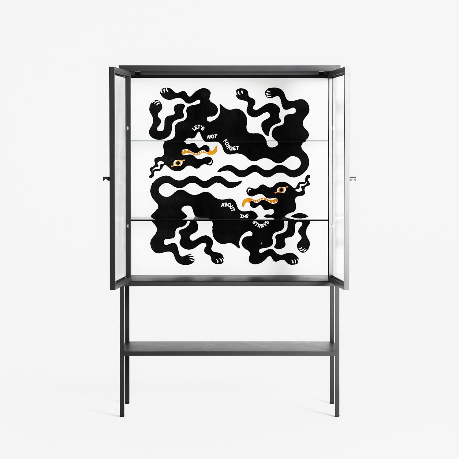 Every Dog - Loft Cabinet - Alexander Khabbazi - Antracite - Reeded glass