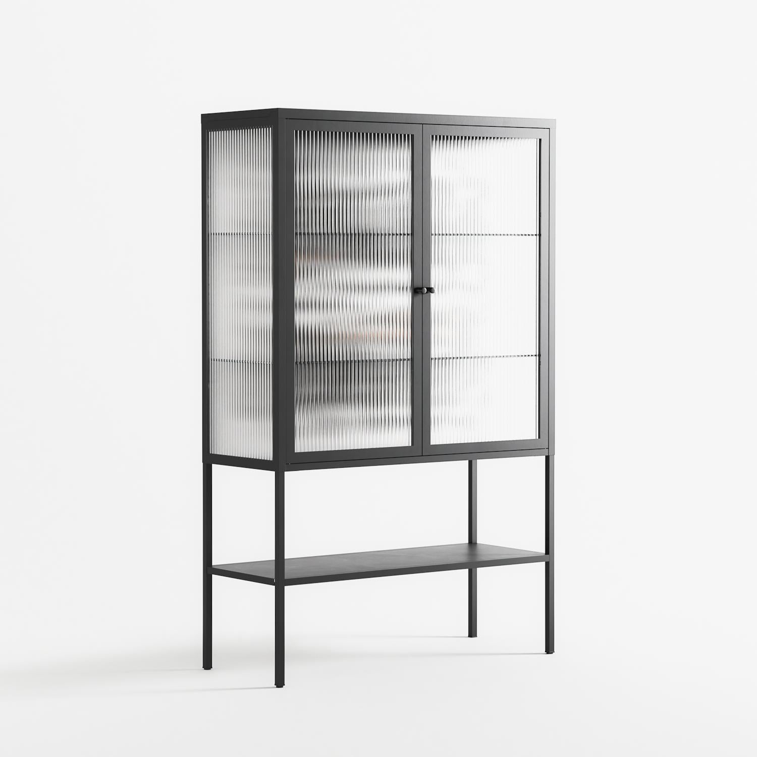 Every Dog - Loft Cabinet - Alexander Khabbazi - Antracite - Reeded glass