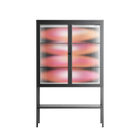 Repeating - Loft Cabinet - Alexander Khabbazi - Antracite - Reeded glass