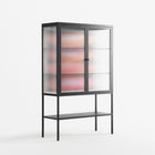 Repeating - Loft Cabinet - Alexander Khabbazi - Antracite - Reeded glass