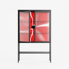 Spring to Summer - Loft Cabinet - Alexander Khabbazi - Antracite - Reeded glass