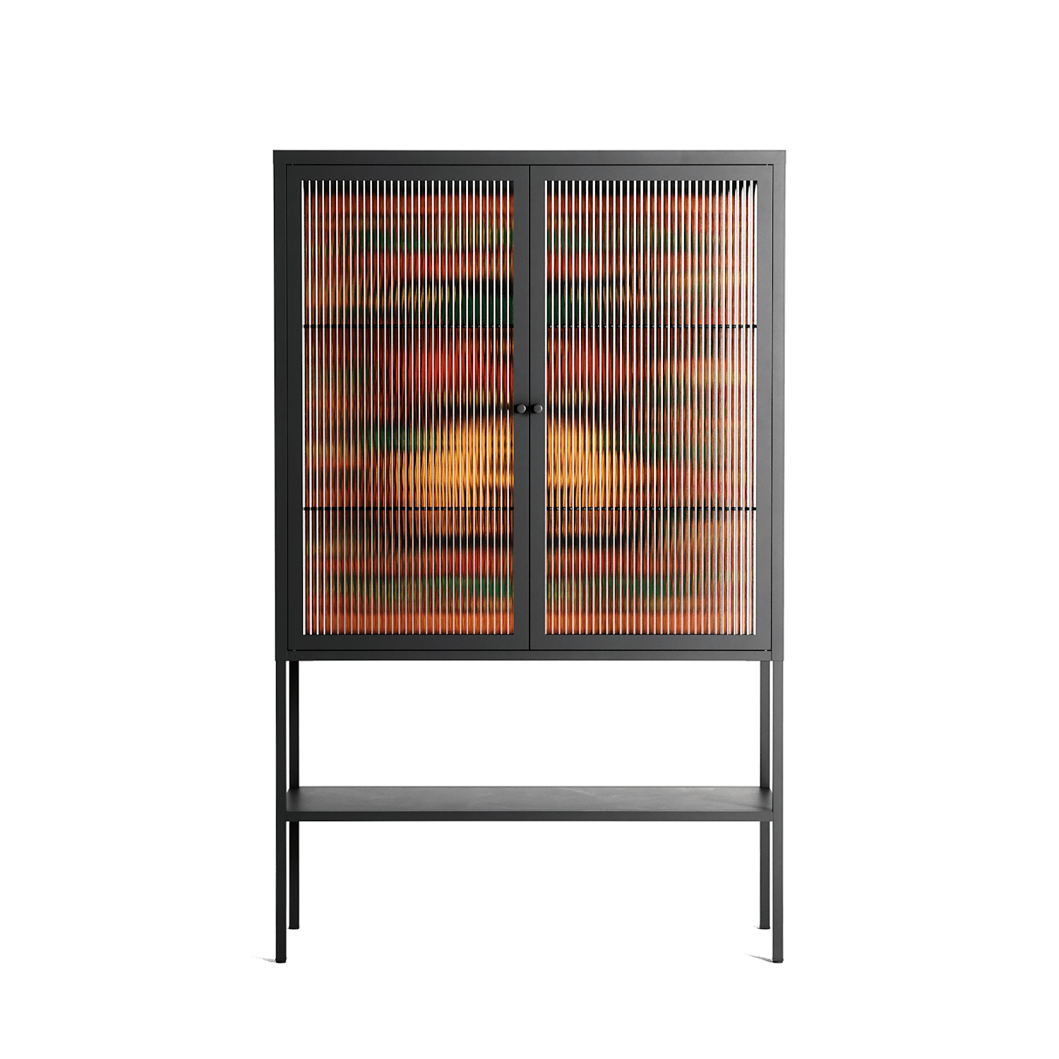 Sunbrother - Loft Cabinet - Nick Liefhebber - Antracite - Reeded glass