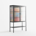The Towering Hall Full Of Light - Loft Cabinet - Nick Liefhebber - Antracite - Reeded glass