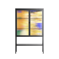 Klimt - Loft Cabinet - Heather Zhou - Antracite - Reeded glass