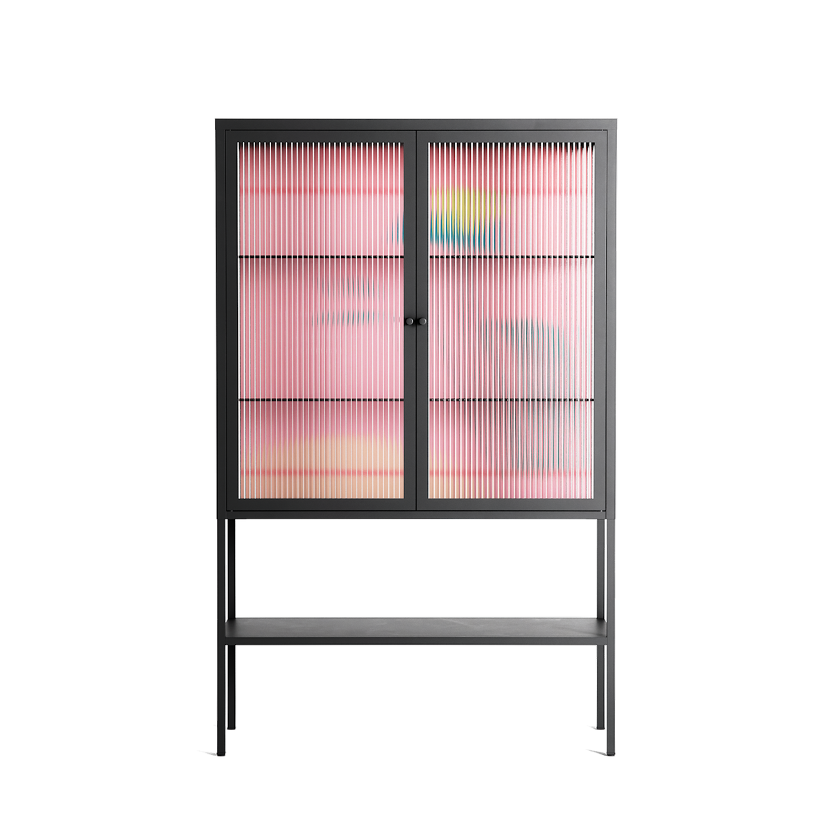 Tender Age in Bloom - Loft Cabinet - Ciara Wade - Antracite - Reeded glass