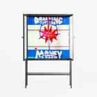 Wino Wagon - Loft Cabinet - Ciara Wade - Antracite - Reeded glass