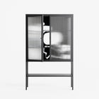 Talk Less Say More - Loft Cabinet - Ciara Wade - Antracite - Reeded glass