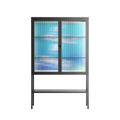 It Comes in Waves - Loft Cabinet - Ciara Wade - Antracite - Reeded glass