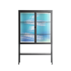 It Comes in Waves - Loft Cabinet - Ciara Wade - Antracite - Reeded glass