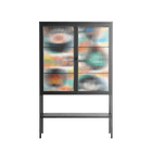 Alive - Loft Cabinet - Vratislav Pecka - Antracite - Reeded glass
