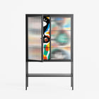 Alive - Loft Cabinet - Vratislav Pecka - Antracite - Reeded glass