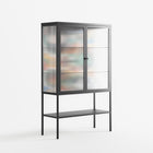 Alive - Loft Cabinet - Vratislav Pecka - Antracite - Reeded glass