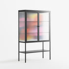 Blends - Loft Cabinet - Vratislav Pecka - Antracite - Reeded glass