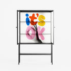Its Ok - Loft Cabinet - Vratislav Pecka - Antracite - Reeded glass
