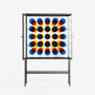 Perspektiva - Loft Cabinet - Vratislav Pecka - Antracite - Reeded glass