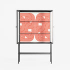 United - Loft Cabinet - Vratislav Pecka - Antracite - Clear glass