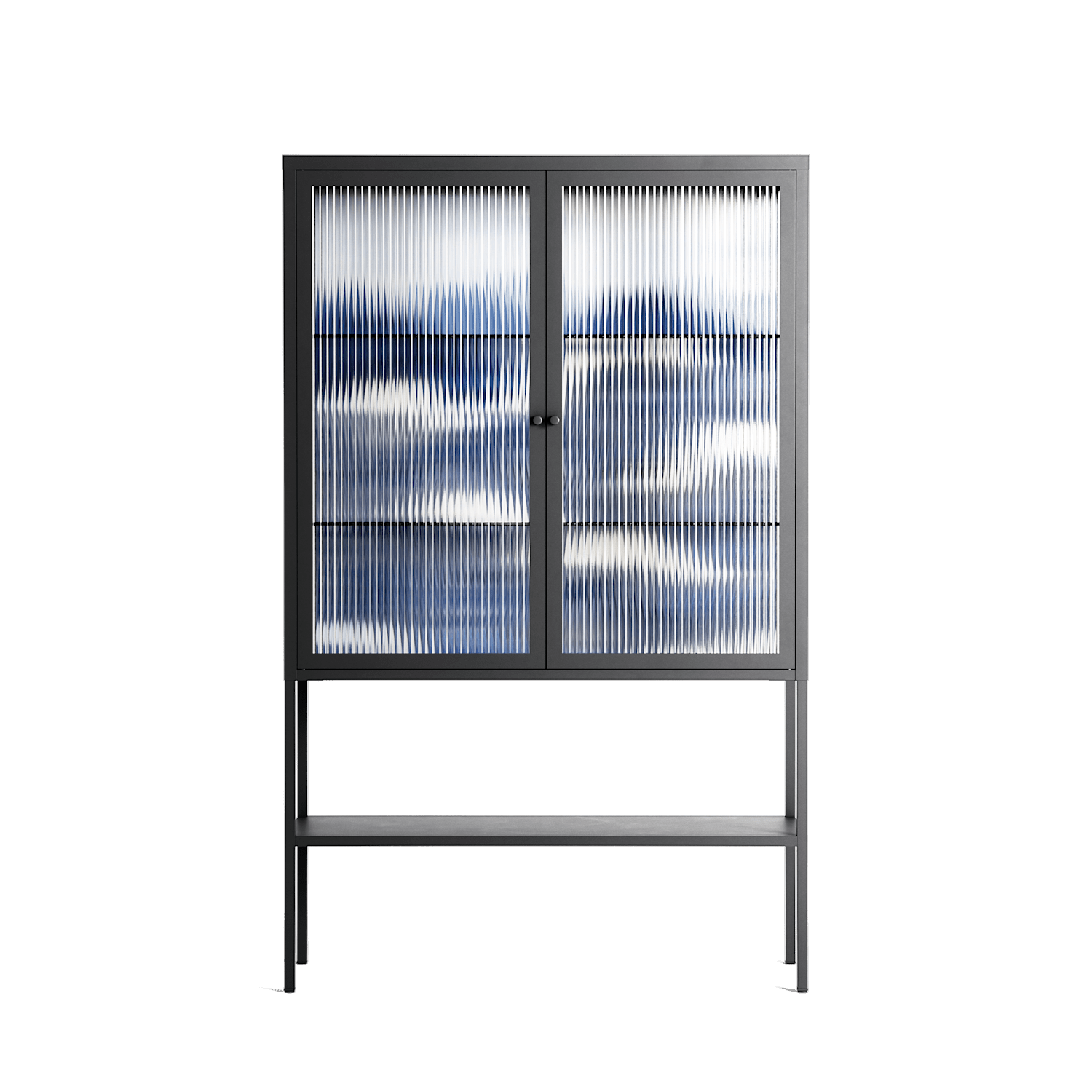 Dalgalar - Loft Cabinet - Nur Rydberg - Antracite - Reeded glass