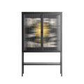 Bitch Don't Kill My Vibe - Loft Cabinet - Aley Wild - Antracite - Reeded glass