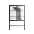Howdy - Loft Cabinet - Aley Wild - Antracite - Reeded glass