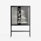Nudes on Nudes - Loft Cabinet - Aley Wild - Antracite - Reeded glass