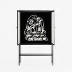 Nudes on Nudes - Loft Cabinet - Aley Wild - Antracite - Reeded glass