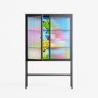 Funny Friends - Loft Cabinet - Cezar Berje - Antracite - Reeded glass