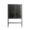 Midnight Dune - Loft Cabinet - Amy Suther - Antracite - Reeded glass