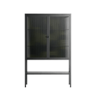 Midnight Dune - Loft Cabinet - Amy Suther - Antracite - Reeded glass