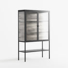 Prima Flora - Loft Cabinet - Amy Suther - Antracite - Reeded glass