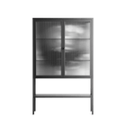 Gel - Loft Cabinet - Nadia Ryder - Antracite - Reeded glass