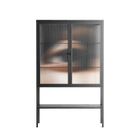 Gem - Loft Cabinet - Nadia Ryder - Antracite - Reeded glass