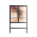 Glow - Loft Cabinet - Nadia Ryder - Antracite - Reeded glass