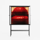 Red - Loft Cabinet - Nadia Ryder - Antracite - Reeded glass