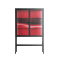 Squish - Loft Cabinet - Nadia Ryder - Antracite - Reeded glass