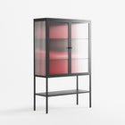 Squish - Loft Cabinet - Nadia Ryder - Antracite - Reeded glass