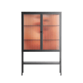 The Art Of Kissing - Loft Cabinet - Nadia Ryder - Antracite - Reeded glass