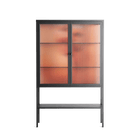 The Art Of Kissing - Loft Cabinet - Nadia Ryder - Antracite - Reeded glass