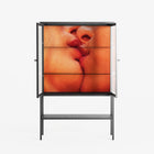 The Art Of Kissing - Loft Cabinet - Nadia Ryder - Antracite - Reeded glass