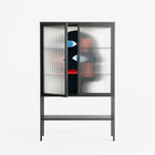Désordre_Intérieur - Loft Cabinet - David Vanadia - Antracite - Reeded glass