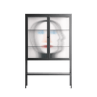 En_Suspend - Loft Cabinet - David Vanadia - Antracite - Reeded glass