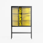 What a Mess - Loft Cabinet - Craig Watkins - Antracite - Reeded glass