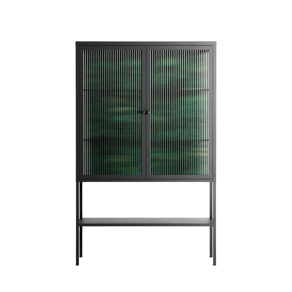 Thankful - Loft Cabinet - Craig Watkins - Antracite - Reeded glass