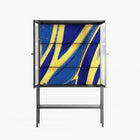 Blue Gale - Loft Cabinet - Oluwasheyi Adebayo - Antracite - Reeded glass