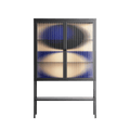 Entrance - Loft Cabinet - Oluwasheyi Adebayo - Antracite - Reeded glass